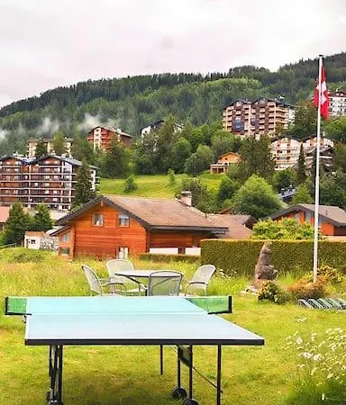 בקתה Ensoleille Haute Domaine Des 4 Vallees